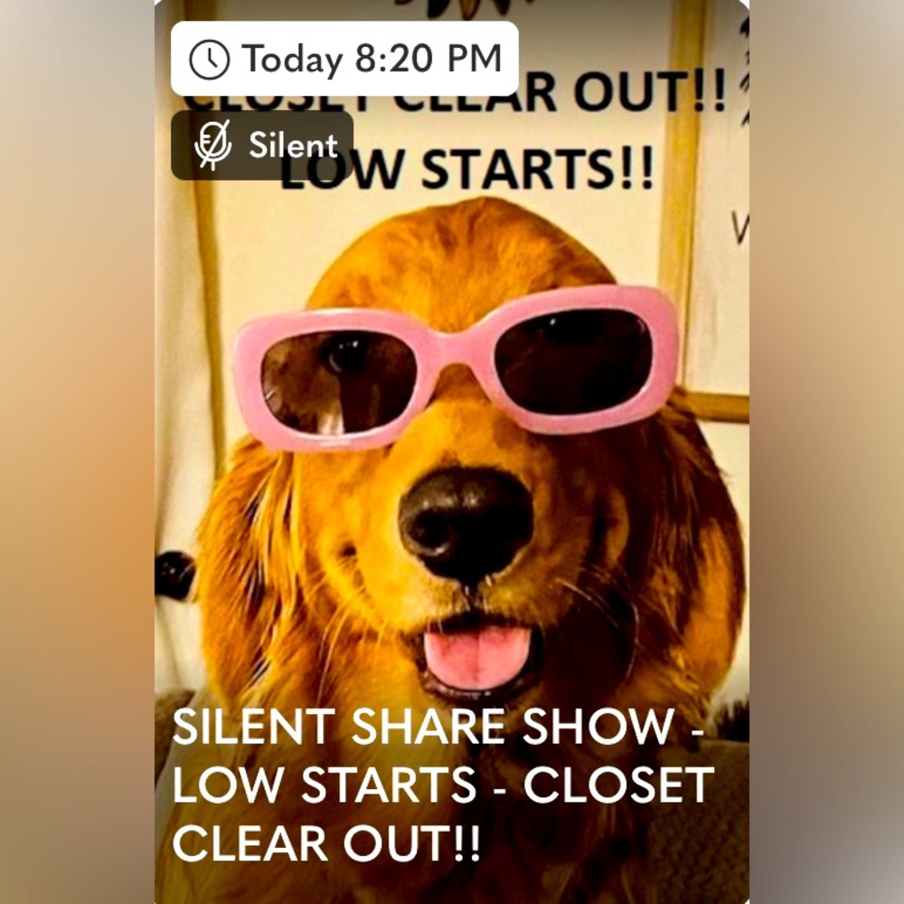 Closet Clear Out - Low Starts - Silent Share Show